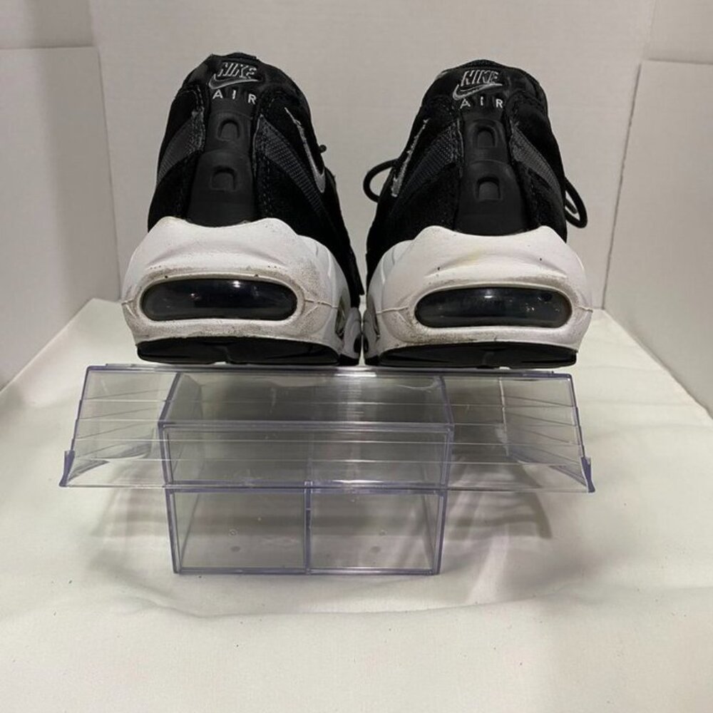 Nike Air Max 95 Triple Black Anthracite Reflective Sneakers Men’s 8.5 - Picture 9 of 12